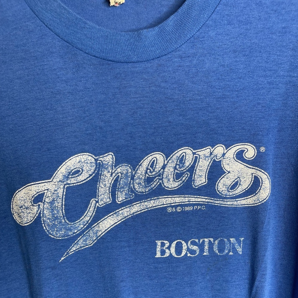 COPY - Cheers Boston vintage T-shirt from 1989. Size large. Single stitch.